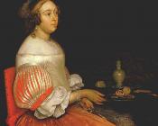 埃格伦 范 德 内尔 : Young Lady at her Breakfast